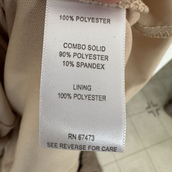 Taylor  Women’s Black Floral Lace Dress W/ Tan Lining Sleeveless Sz 4 Fairygoth - Picture 6 of 7